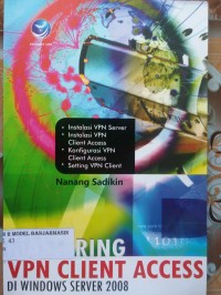Image of MASTERING VPN CLIENT ACCESS DI WINDOWS SERVER 2008