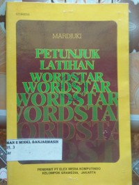 Image of PETUNJUK LATIHAN WORDSTAR