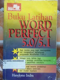 Image of BUKU LATIHAN WORD PERFECT 5.0/5.1