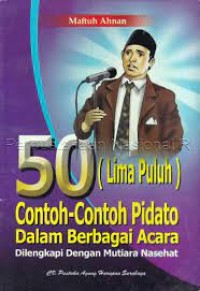 Image of 50 CONTOH-CONTOH PIDATO DALAM BERBAGAI ACARA