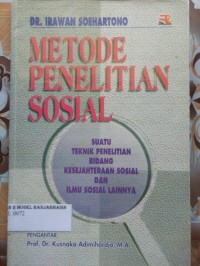 Image of METODE PENELITIAN SOSIAL