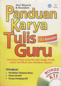 Image of PANDUAN KARYA TULIS GURU