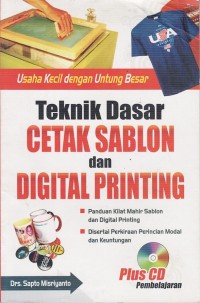 Image of TEKNIK DASAR CETAK SABLON DAN DIGITAL PRINTING