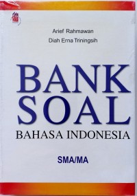 Image of BANK SOAL BAHASA INDONESIA SMA/MA