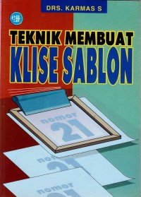 Image of TEKNIK MEMBUAT KLISE SABLON