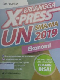 Image of ERLANGGA X-PRESS UN SMA/MA 2019 EKONOMI