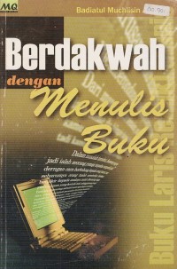 Image of BERDAKWAH DENGAN MENULIS BUKU