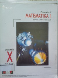 Image of PERSPEKTIF MATEMATIKA 1 UNTUK KELAS X SMA DAN MA