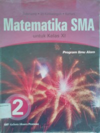 Image of MATEMATIKA SMA UNTUK KELAS XI PROGRAM ILMU ALAM