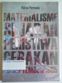 Image of MATERIALISME SEJARAH : Peristiwa gerakan 30 september 1965