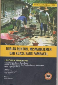 Image of DURIAN RUNTUH, MISMANAJEMEN DAN KUASA SANG PAMBAKAL