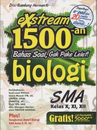 Image of EXSTREAM 1500-AN BAHAS SOAL, GAK PAKE LELET! BIOLOGI