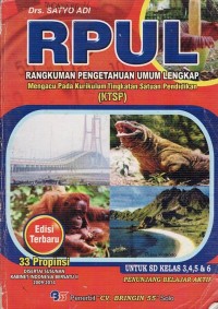 Image of RPUL RANGKUMAN PENGETAHUAN UMUM LENGKAP UNTUK SD KELAS 3, 4, 5 & 6