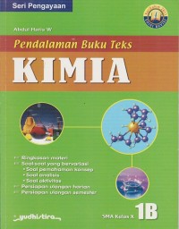 Image of PENDALAMAN BUKU TEKS KIMIA SMA KELAS X 1B