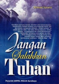 Image of JANGAN SALAHKAN TUHAN