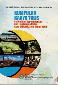 Image of KUMPULAN KARYA TULIS PENDIDIKAN KEPENDUDUKAN DAN LINGKUNGAN HIDUP  GURU SMA/MA/SMK TAHUN 2024