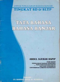 Image of TATA BAHASA BAHASA BANJAR